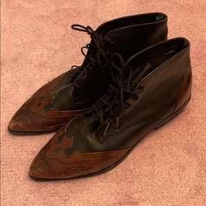 Vintage Leather Western Boot